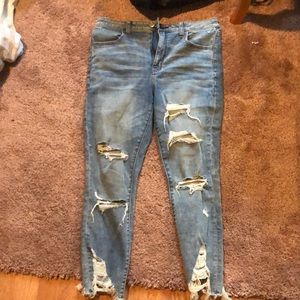 American eagle ripped jeans